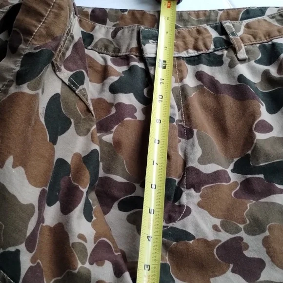 Levi's camo cargo shorts brown green size 36 men utility outdoors active casual - Picture 12 of 13